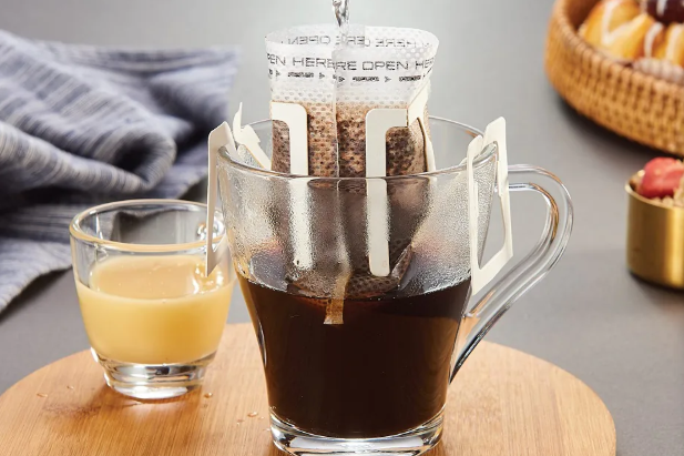Bulgarian Coffee Packaging with an Automatic Drip Coffee Bag Packing Machine